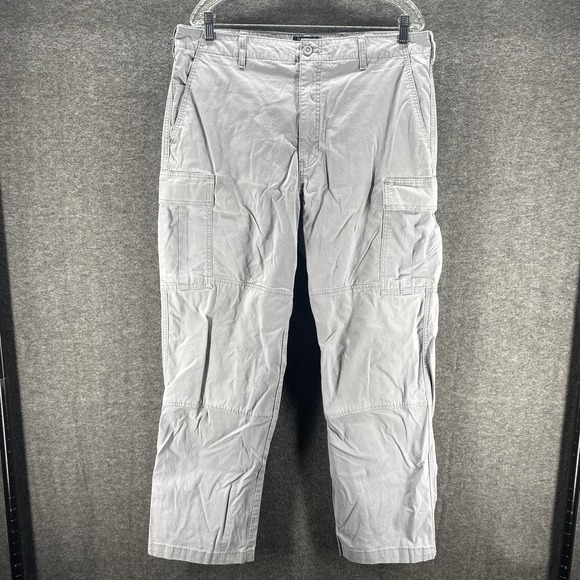 Dockers Other - Dockers Pants Mens 36 Gray High Rise Smart 360 Tech Relaxed Cargo‎ Workwear